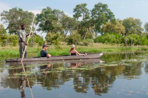 Okavango Delta mokoro ride
