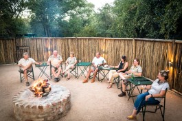 Sabi Sands Safari tented lodge boma 