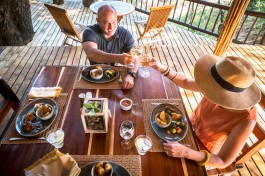 Sabi Sands Lodge lunch  