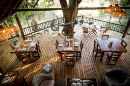 Sabi Sands Tented Lodge dining area 