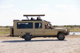Namibia Safari vehicle 