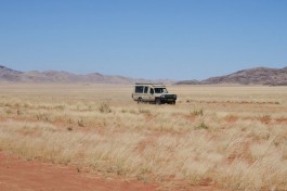Namibia Private Safari vehicle 