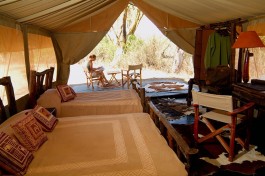 Tented room 