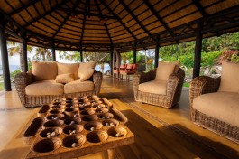 Lake Malawi lodge lounge 