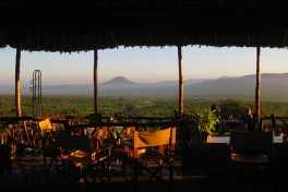 Tsavo lodge view 