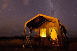 Camp at night 