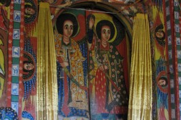 Lake Tana - Azwa Mariam monastery paintings 