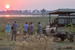 Moremi sunset 