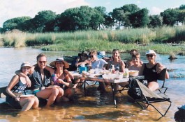 Botswana Delta lunch 