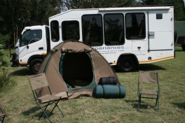 Truck and tent 