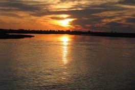 River sunset 