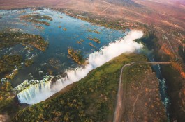 Victoria falls airial 