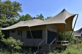 Accommodation at camp Khwai 