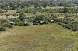 Camp Khwai from the air 