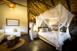 Chalet interior at Kruger Safari Lodge 