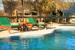 Kalahari lodge pool 