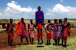 Maasai tribesmen, Kenya  by Ninara