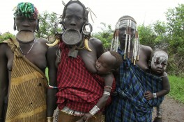 Mursi in Mago National Park  by Achilli Family