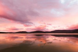 Aquila sunset 