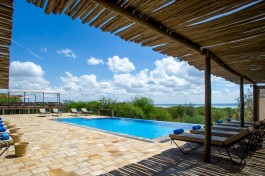 Tanzania safari lodge pool, Tarangire 