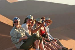 Namibia sossusvlei sunrise group 