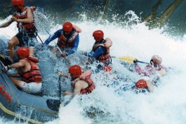 Zambezi rafting at Victoria Falls  by David Holt
