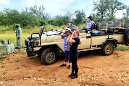 Coffee Stop on Morning Game drive 