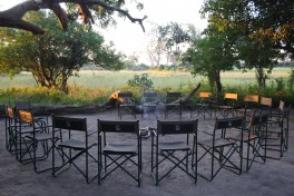 Namibia to Botswana safari campfire 