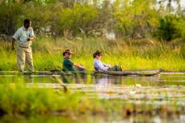 Botswana Safari mokoro trip 