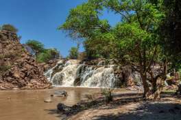 Waterfall in awash national park  ethiopia 