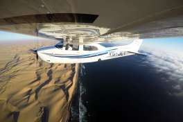 Swakopmund scenic flight namibia 