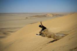 Swakopmund sandboarding namibia 