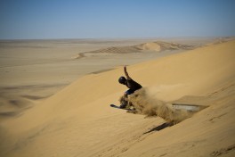 Swakopmund sandboarding namibia 