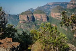South Africa Safari scenery, Three Rondawels 