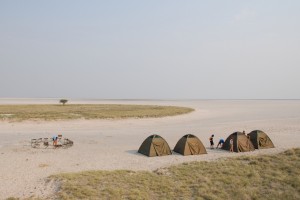 Camping at Saltpans, Botswana Safari Adventure