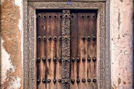 Carved Door, Stone Town Tour, Zanzibar 