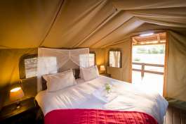 Tent inside 