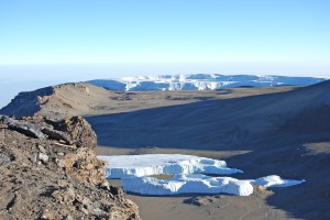 Kilimanjaro Hiking Tour ice-sheet