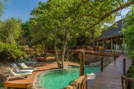 Private lodge pool, South Africa 