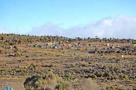 Kilimanjaro camp site 