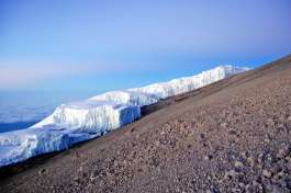 Mount Kilimanjaro glacier 