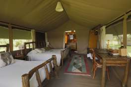 Mara porini tent interior 