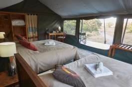  Porini rhino tent interior 