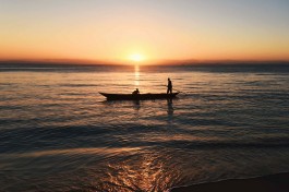 Ile Sainte Marie Island vacation sunset  by Rod Waddington