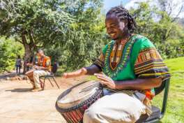 Ivor Tree Lodge drumming 