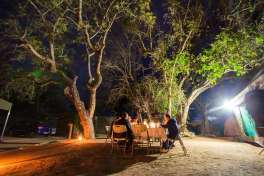 Kruger Tented Camp at Night Time 