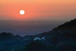 Sunset over Kwa Maritane 