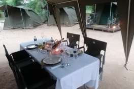 Dining table in Camp 