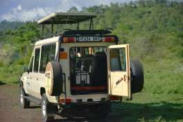 Private Tanzania Safari in Mikumi National Park Safari vehicle 