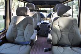 Inside of Safari Vehicle 